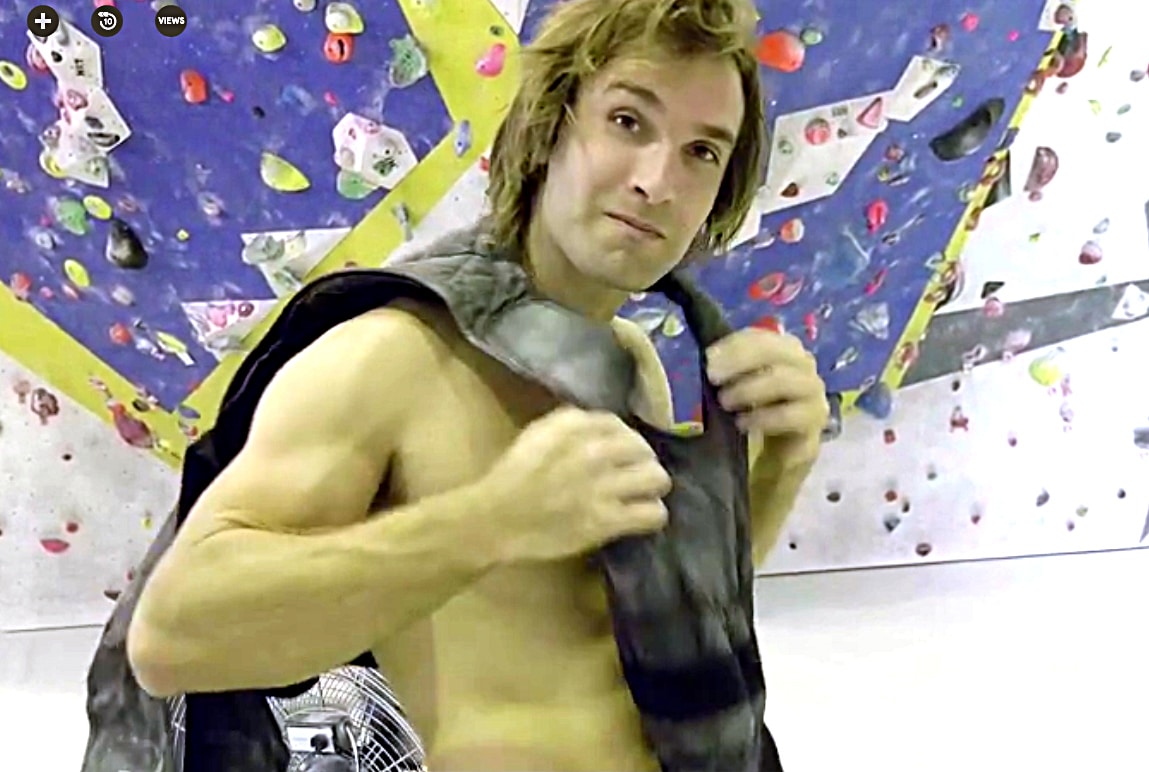 Video: Chris Sharma Training for “Le Blond” Project