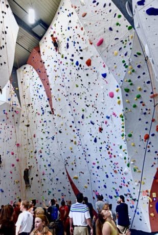 Indoor Climbing at Vertical Endeavors, Glendale Heights, IL.