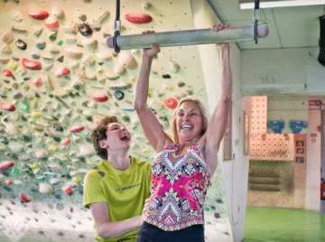 ndoor climbing can be a wonderful family activity!