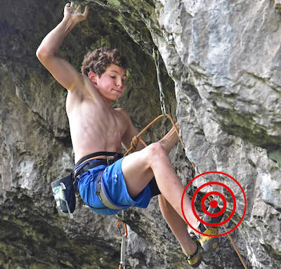 Improve Climbing Footwork with “Target Practice”