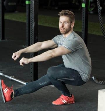 pistol squat at-home exercise for climbers