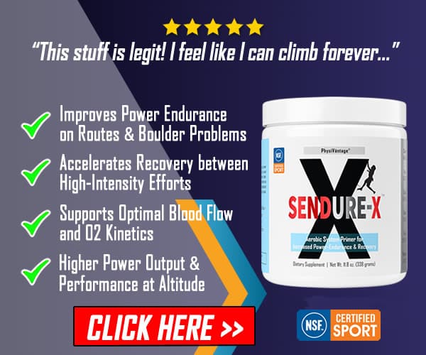 Sendure-X Endure-X beetroot supplement for climbers - increase aerobic endurance and stamina